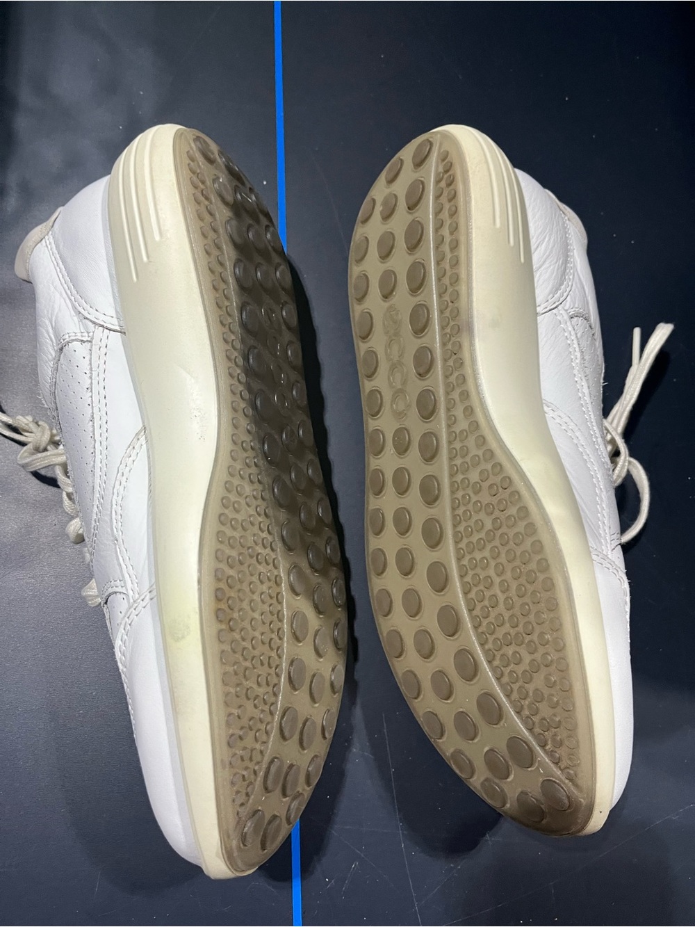 Ecco Women’s White/Cream Athletic Sneakers - Picture 2 of 8
